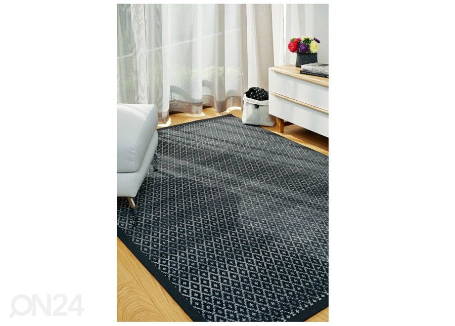 Narma smartWeave® vaip Tsirgu carbon 100x160 cm suurendatud