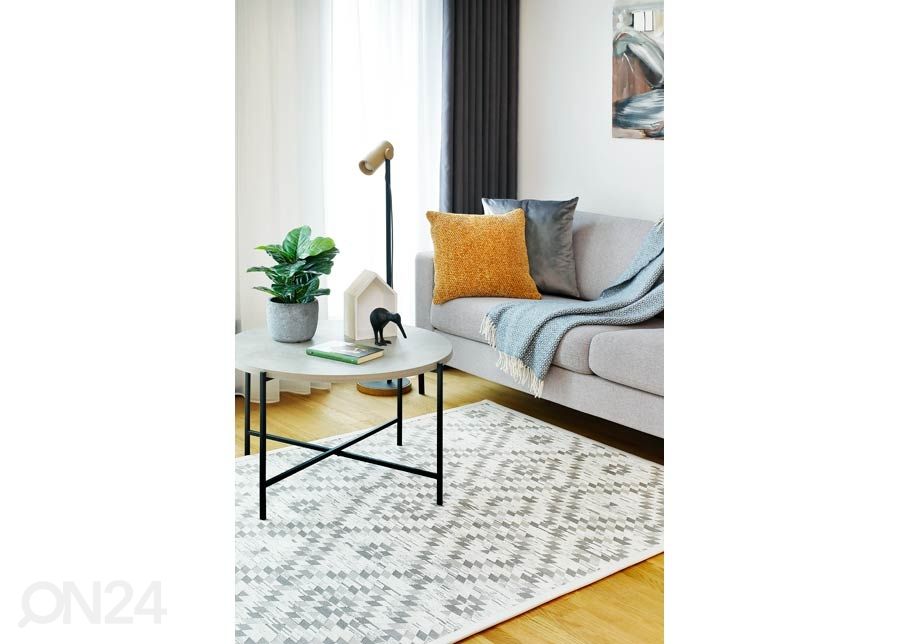 Narma smartWeave® vaip Vergi white 80x250 cm suurendatud