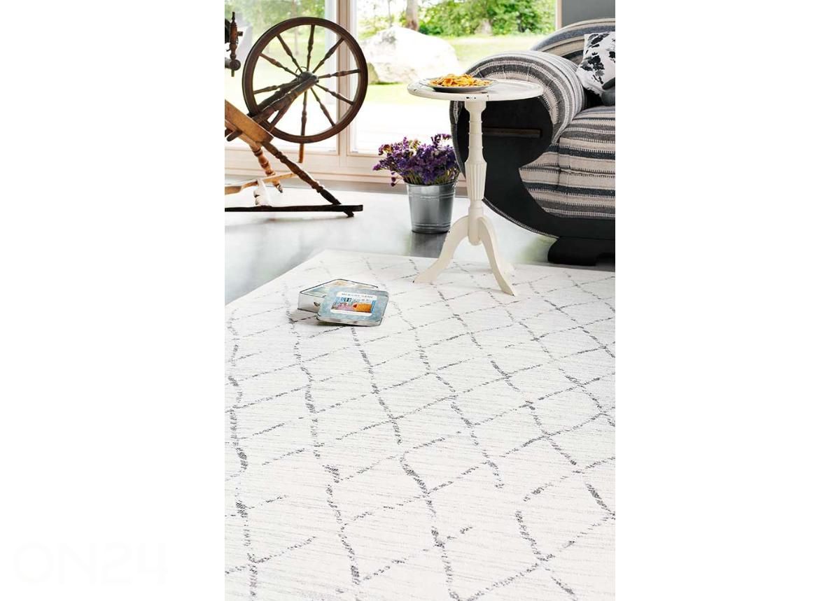 Narma smartWeave® vaip Voose white 100x240 cm suurendatud