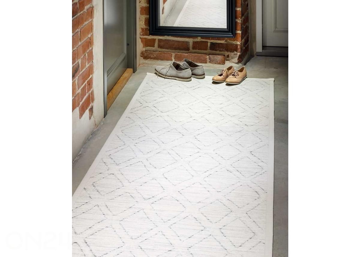 Narma smartWeave® vaip Voose white 100x240 cm suurendatud