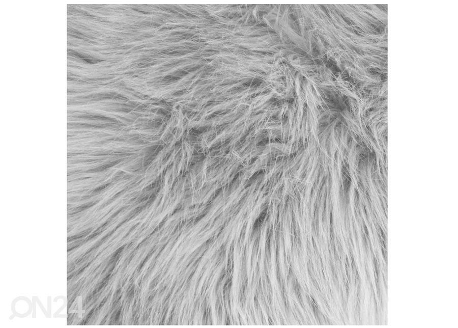 Narma Vegan Fur plüüsvaip Dolly silver 60x90 cm suurendatud