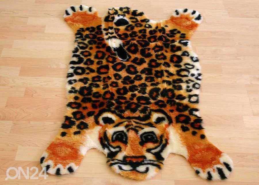 Narma Vegan Fur plüüsvaip KIDS BUDDY 70x110 Leopard suurendatud