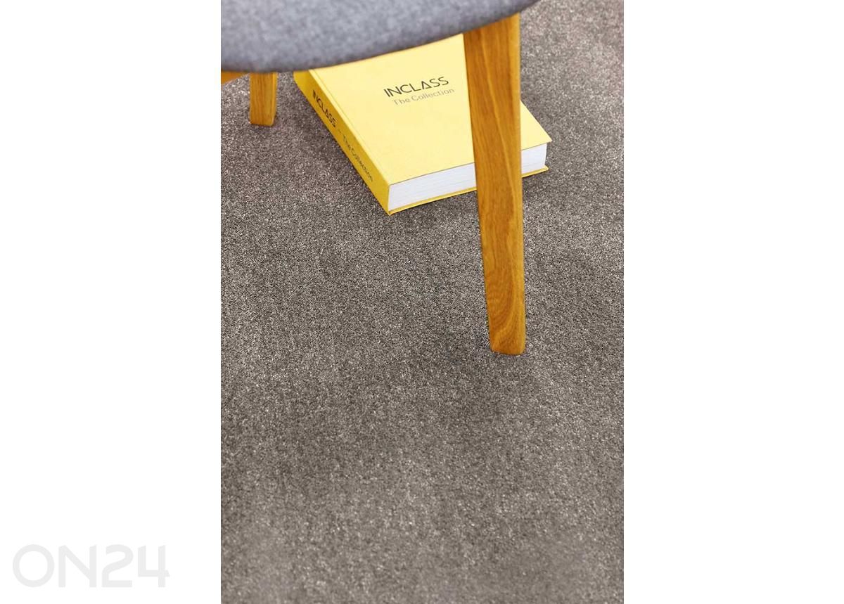 Narma veluurvaip Eden™ linen ümar Ø 133 cm suurendatud
