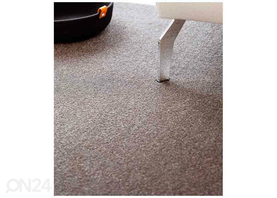 Narma veluurvaip Eden™ linen ümar Ø 200 cm suurendatud