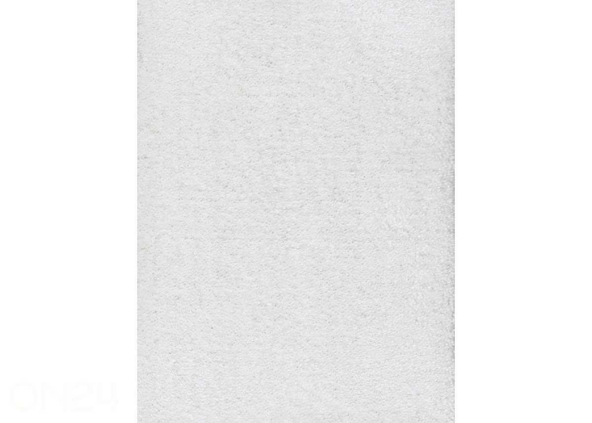Narma veluurvaip Eden™ white ümar Ø 133 cm suurendatud