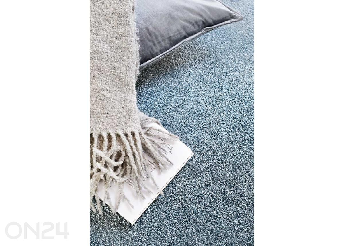 Narma veluurvaip Noble™ blue ümar Ø 133 cm suurendatud