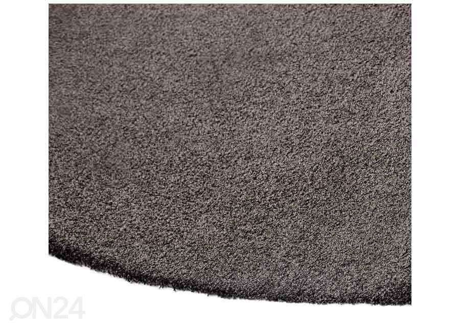 Narma veluurvaip Noble™ brown ümar Ø 133 cm suurendatud