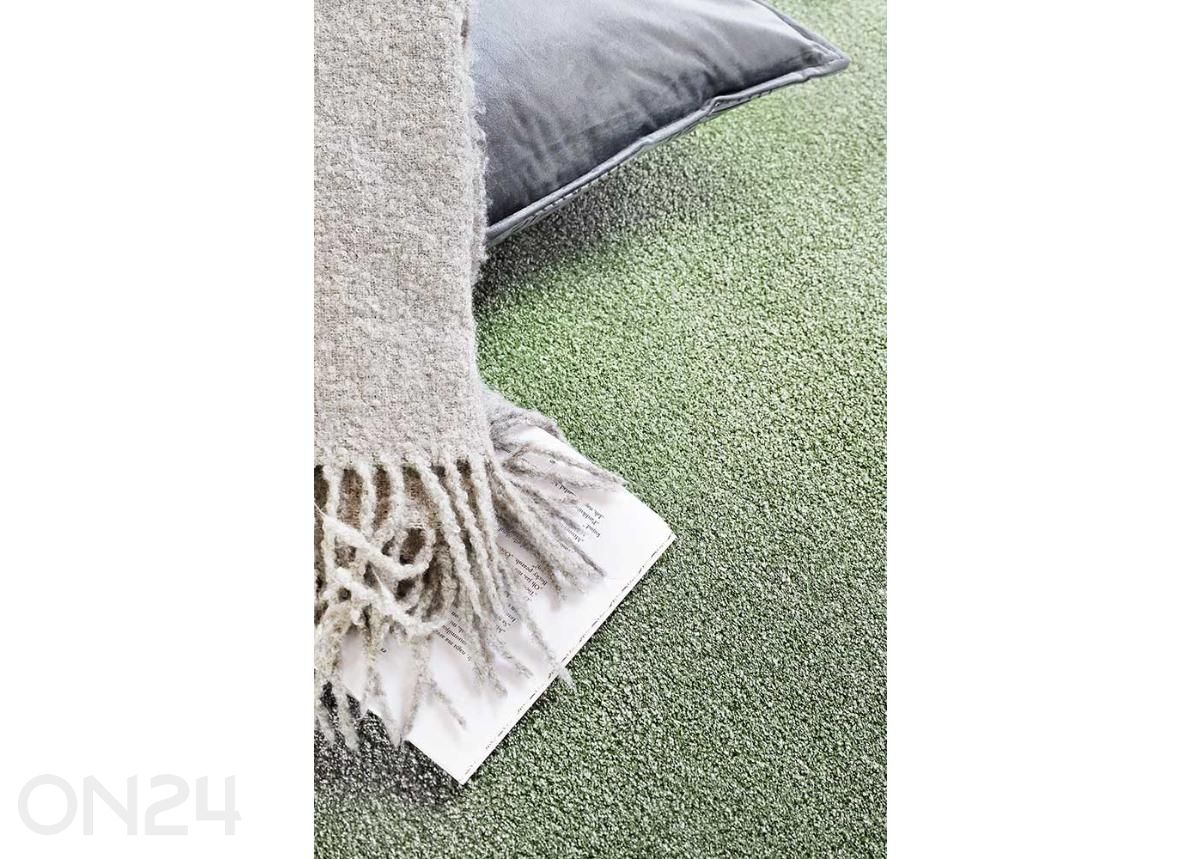 Narma veluurvaip Noble™ green ümar Ø 133 cm suurendatud