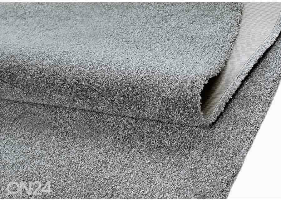 Narma veluurvaip Noble™ grey ümar Ø 133 cm suurendatud