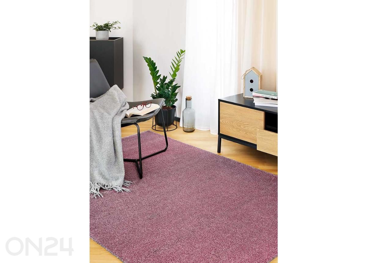 Narma veluurvaip Noble™ lilac ümar Ø 133 cm suurendatud