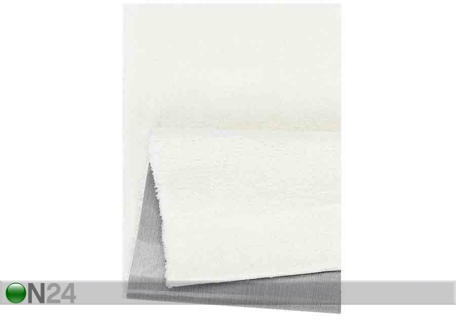 Narma veluurvaip Noble white 200x300 cm suurendatud