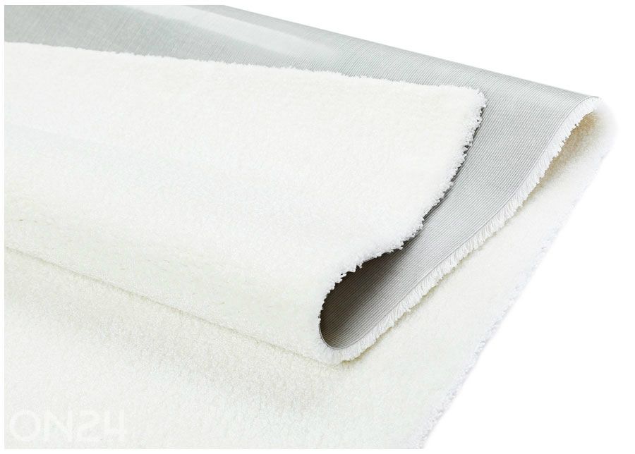 Narma veluurvaip Noble™ white 67x133 cm suurendatud