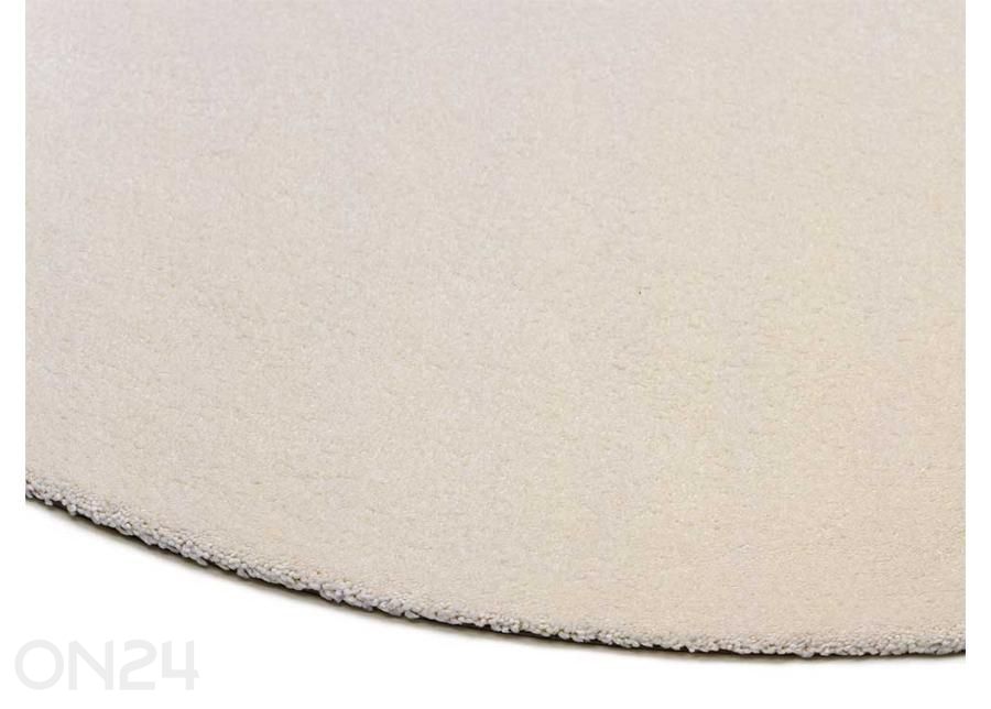 Narma veluurvaip Wow™ ümar cream Ø 133 cm suurendatud
