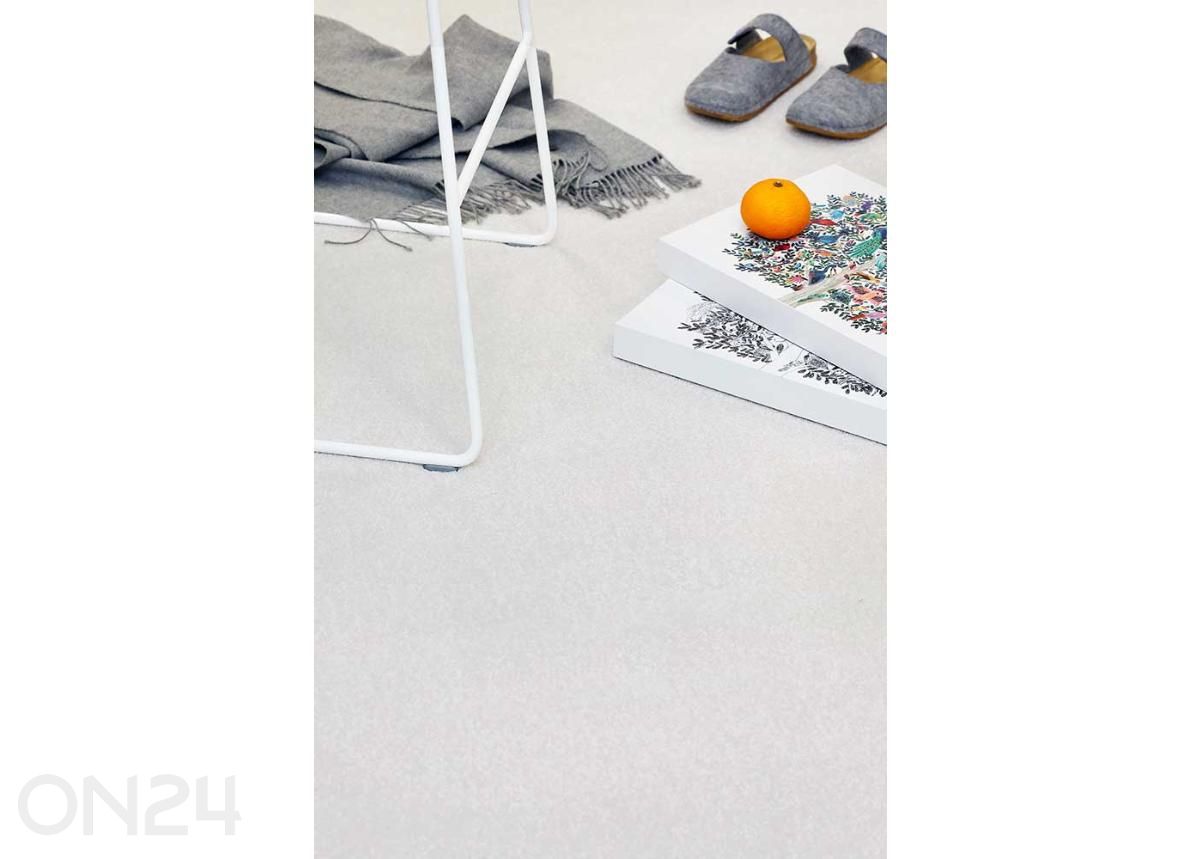Narma veluurvaip Wow™ white 67x133 cm suurendatud