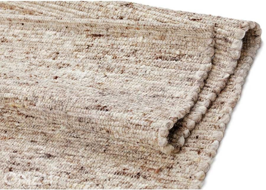 Narma villane käsikootud vaip Hygge beige 140x200 cm suurendatud
