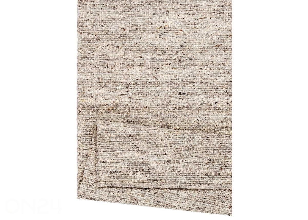 Narma villane käsikootud vaip Hygge beige 140x200 cm suurendatud