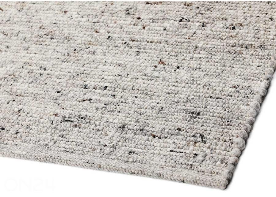 Narma villane käsikootud vaip Hygge grey 160x230 cm suurendatud