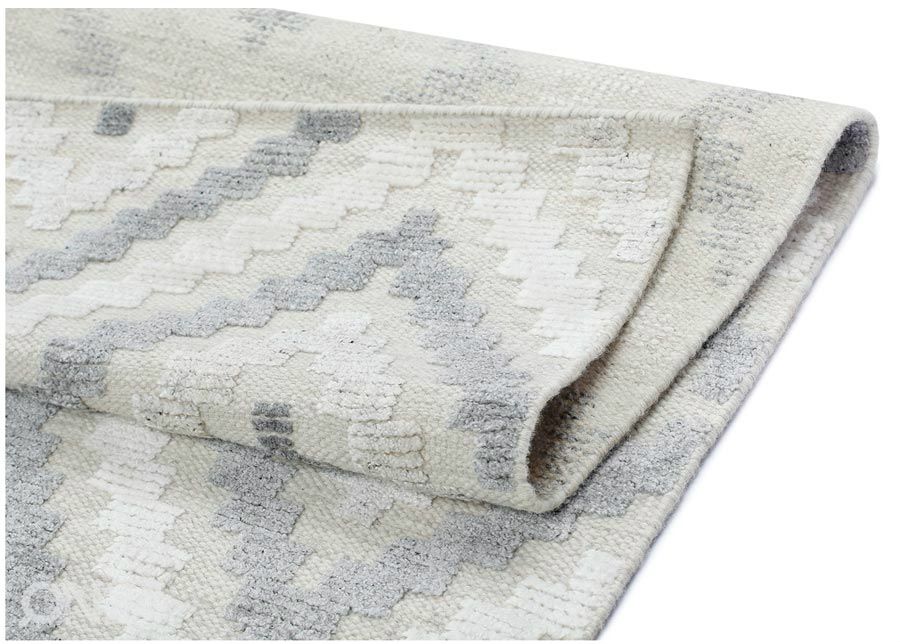 Narma villane käsikootud vaip Madona natural 160x230 cm suurendatud