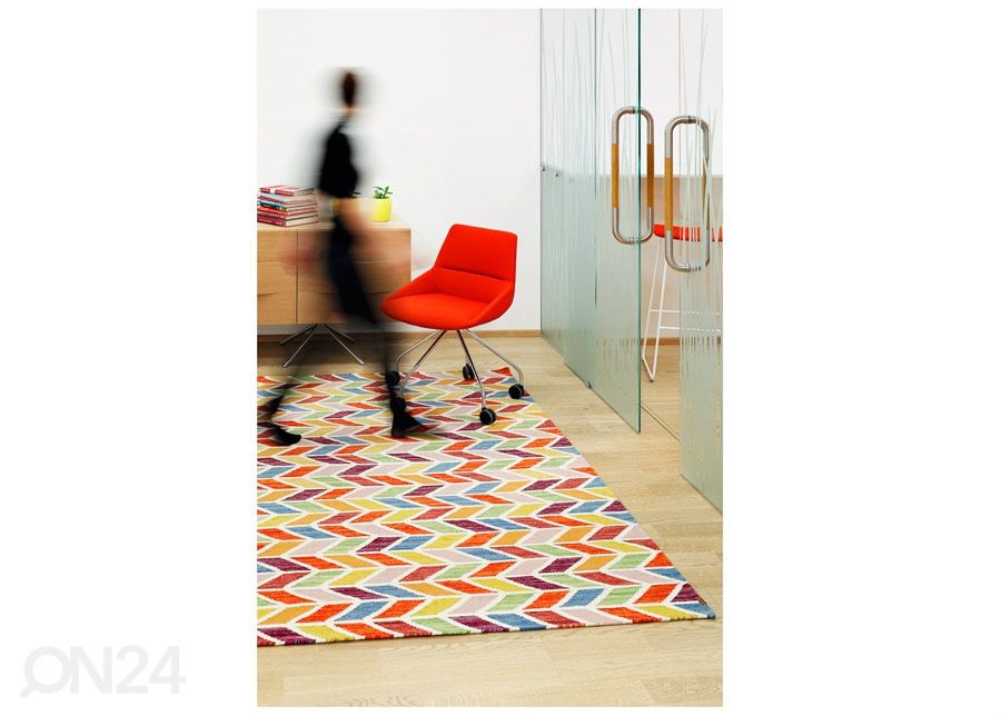 Narma villane käsikootud vaip Talsi multi 160x230 cm suurendatud