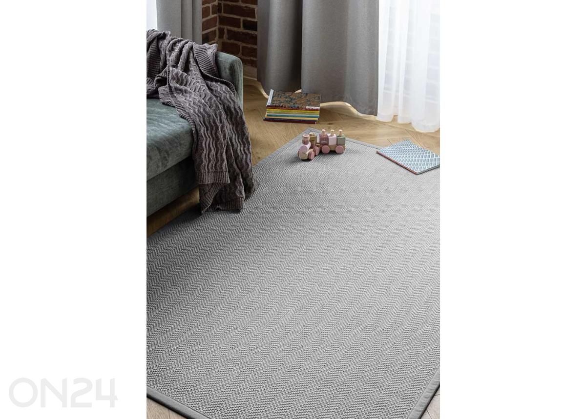 Narma villane vaip Bergen™ grey 300x400 cm suurendatud