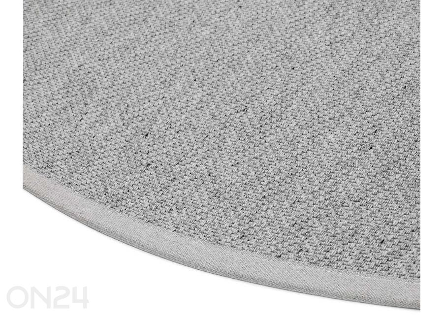 Narma villane vaip Bergen™ ümar grey Ø 200 cm suurendatud