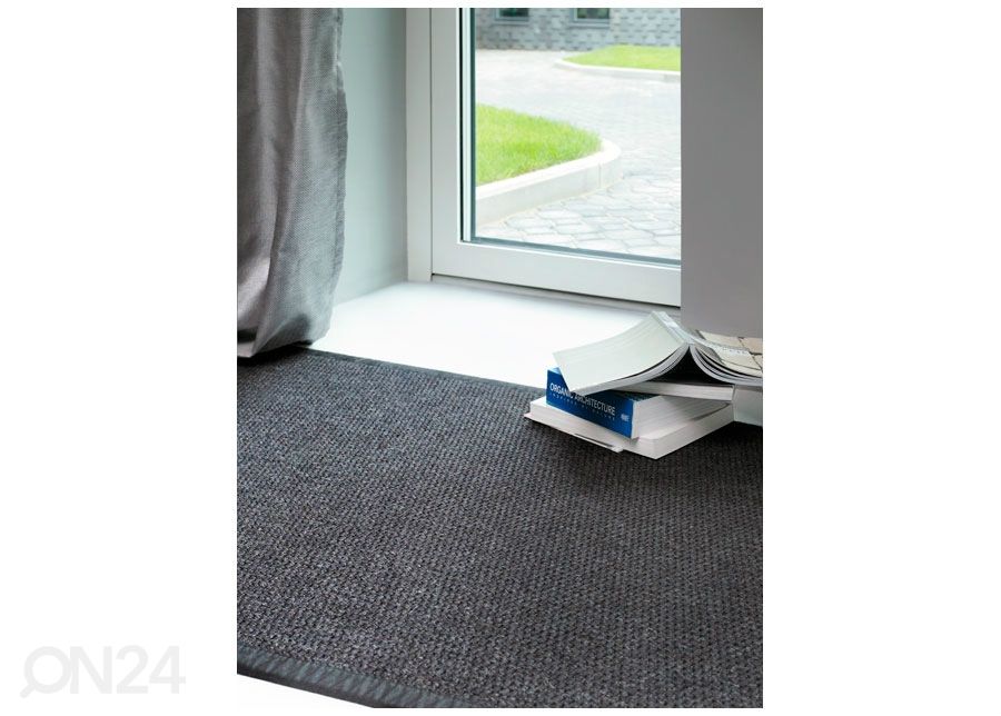 Narma villane vaip Savanna™ black 80x240 cm suurendatud