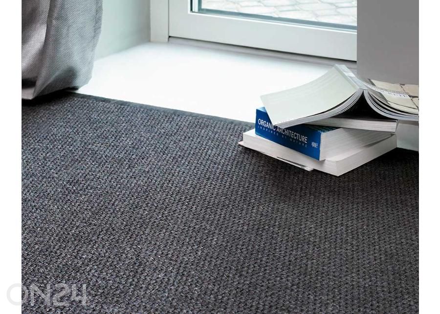 Narma villane vaip Savanna™ ümar black Ø 200 cm suurendatud