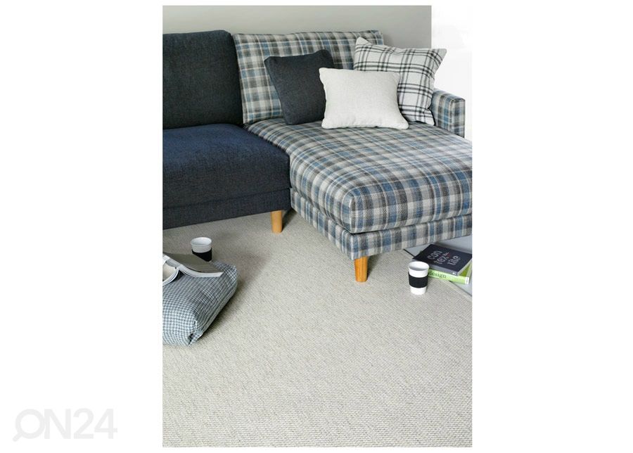 Narma villane vaip Savanna™ white 100x160 cm suurendatud