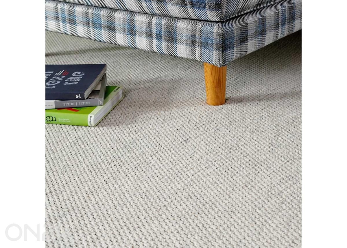 Narma villane vaip Savanna™ white 80x240 cm suurendatud