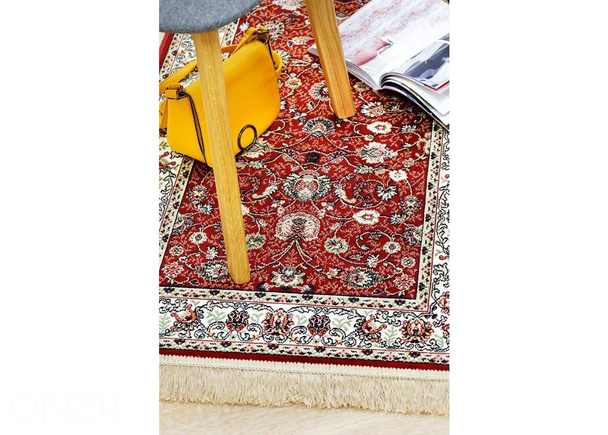 Narma viskoosvaip Almira red 160x230 cm suurendatud