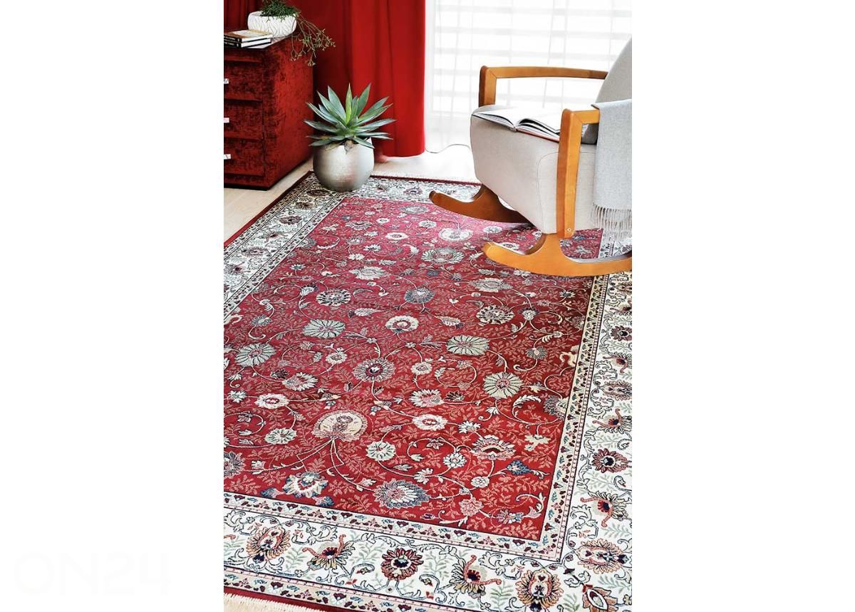 Narma viskoosvaip Almira red 65x135 cm suurendatud