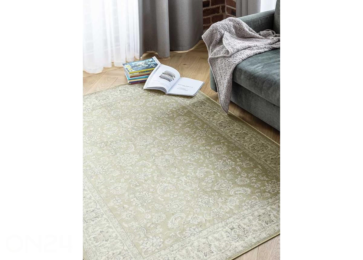 Narma viskoosvaip Yasmin green 120x170 cm suurendatud