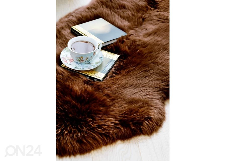Naturaalne lambanahk British natural brown 60x90 cm suurendatud