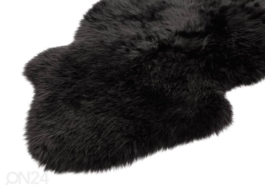 Naturaalne lambanahk Merino black M ±60x90 cm suurendatud