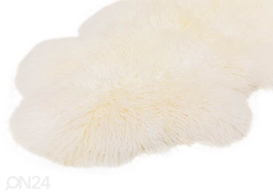 Naturaalne lambanahk Tibet natural white M ±60x90 cm suurendatud