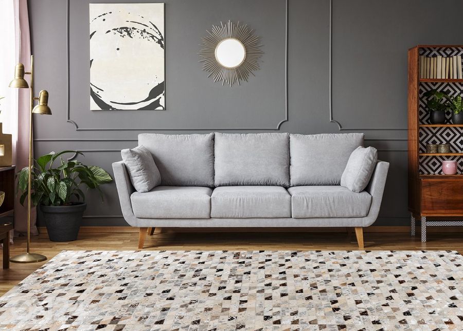 Naturaalsest nahast vaip 120x170 cm suurendatud