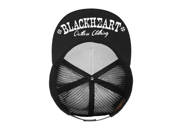 Nokamüts meestele Hat BLACK HEART Vintage Trucker suurendatud