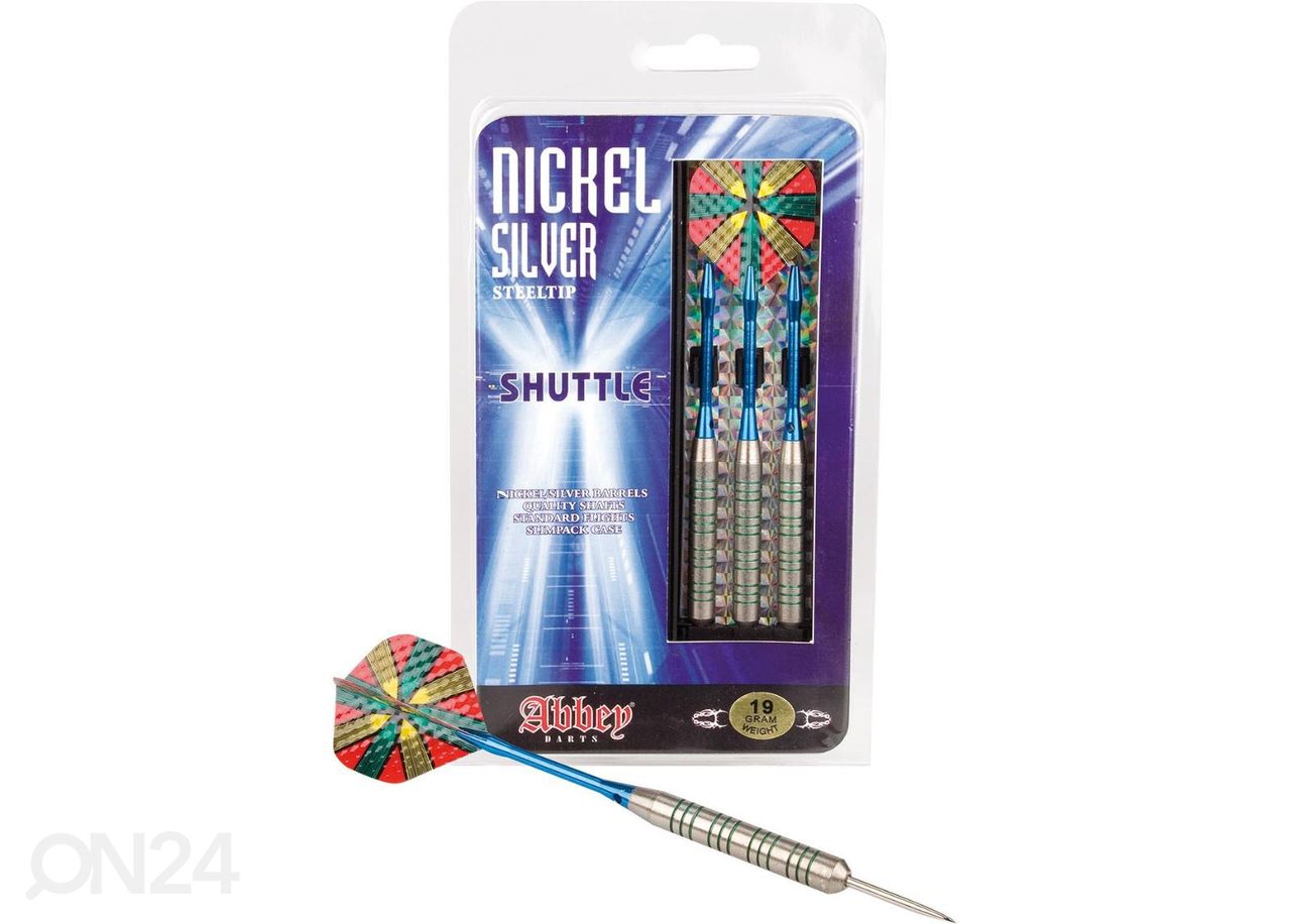 Noolte komplekt Nickel/silver Abbey suurendatud