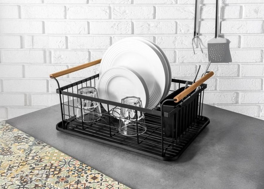 Nõudekuivatusrest, must suurendatud