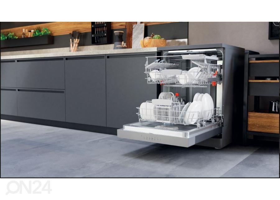 Nõudepesumasin Hotpoint-Ariston HFC3C41CWX suurendatud