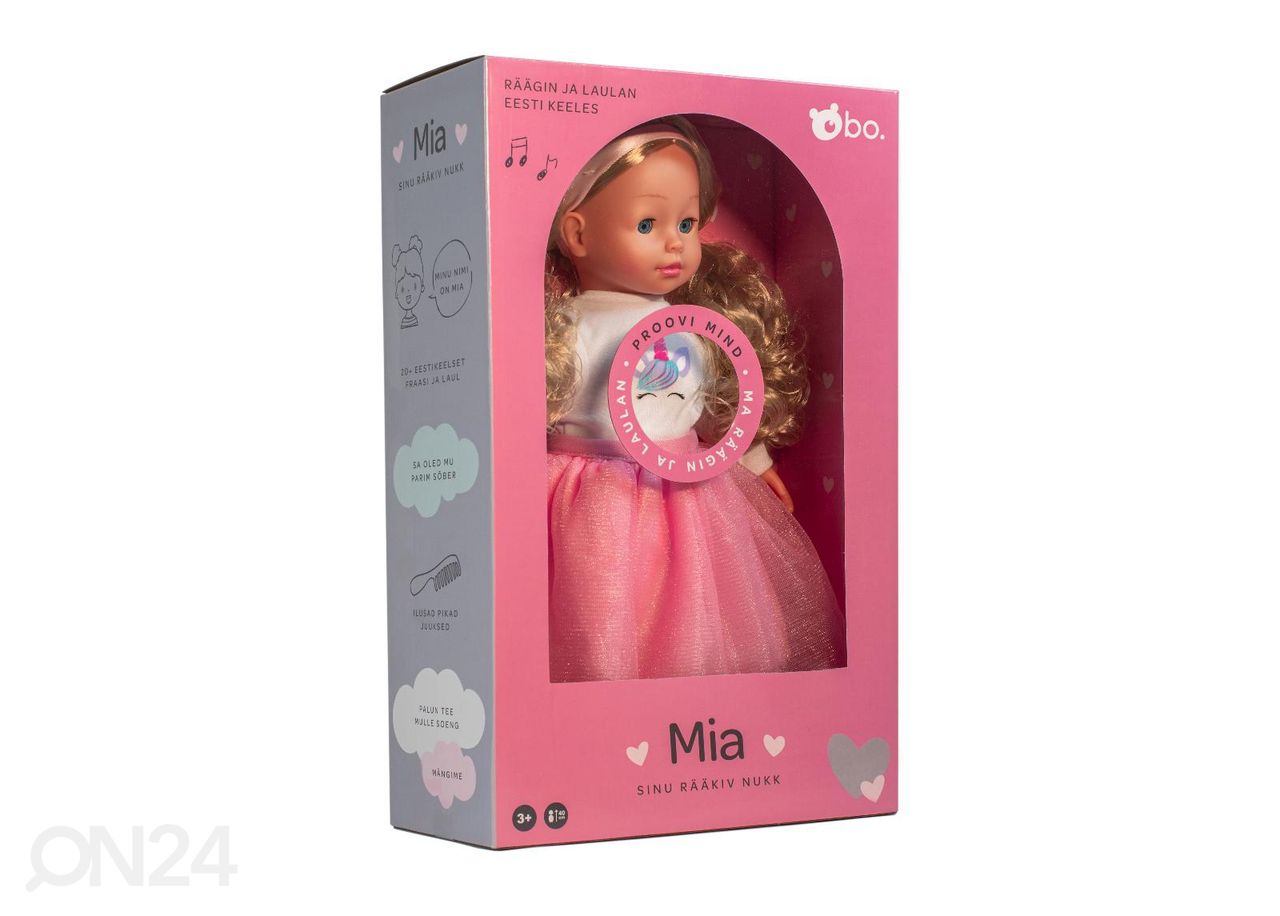 Nukk Mia räägib eesti keeles 40 cm suurendatud