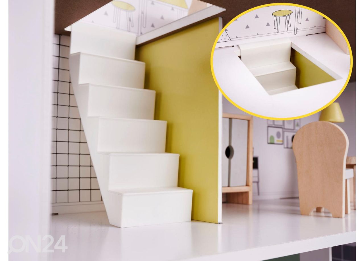 Nukumaja + mööbel 70 cm suurendatud