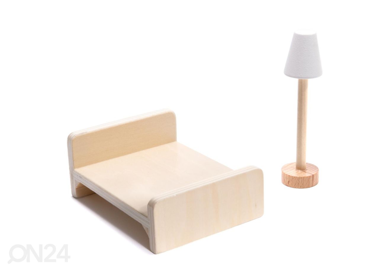Nukumaja + mööbel 78 cm LED tuledega suurendatud