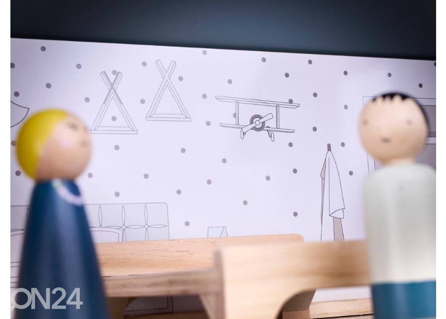 Nukumaja + mööbel 80 cm suurendatud