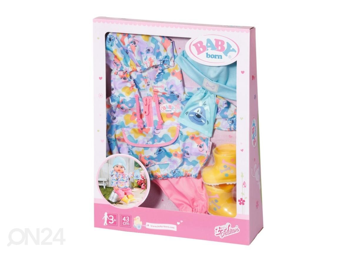 Nukuriiete komplekt BABY BORN Walk the Dog 43 cm suurendatud