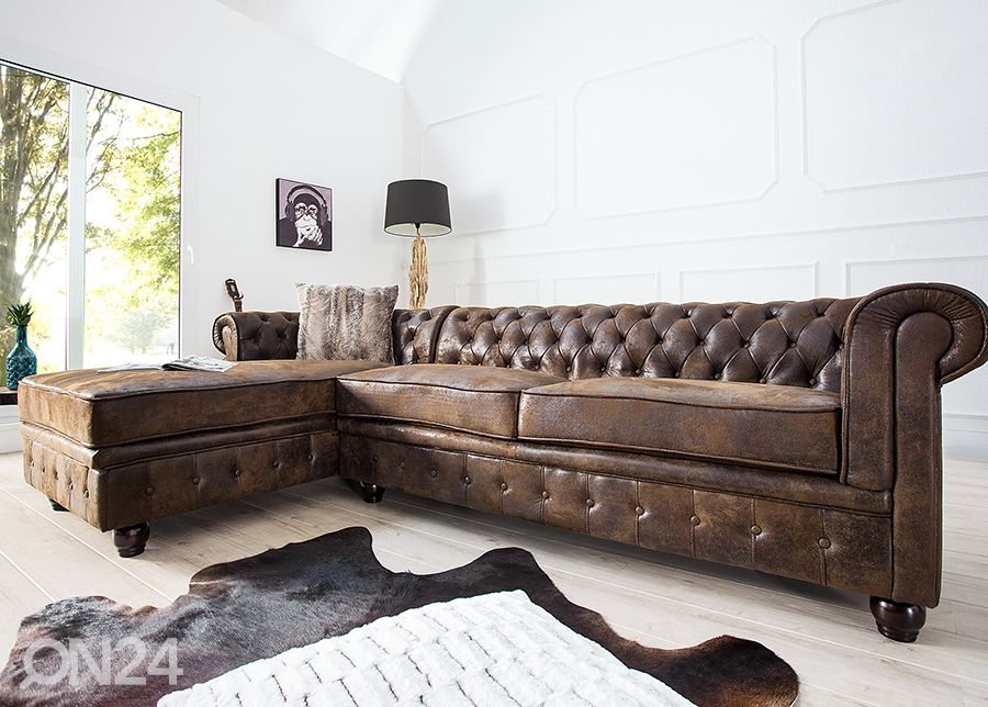 Nurgadiivan Chesterfield suurendatud