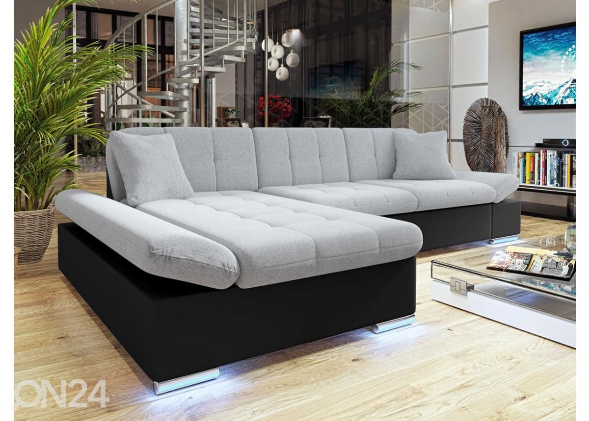 Nurgadiivanvoodi + LED suurendatud