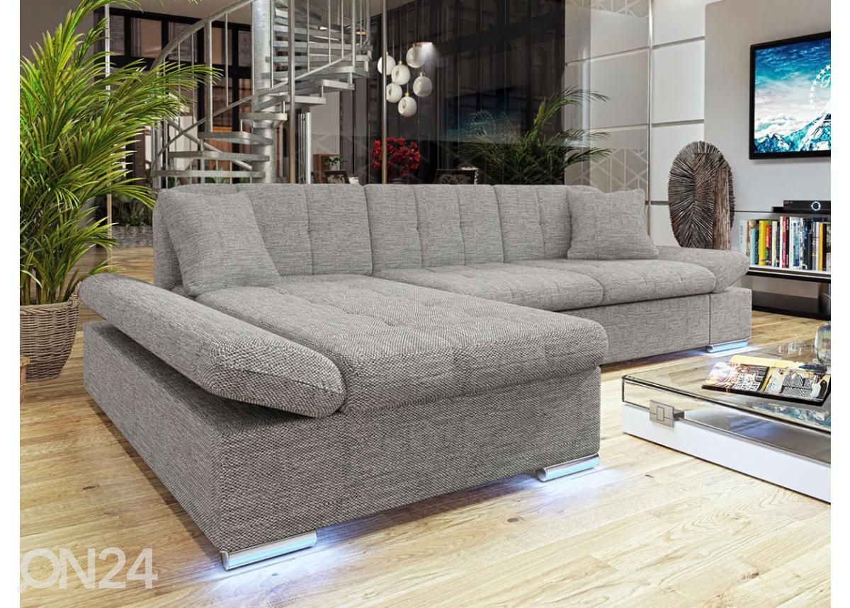 Nurgadiivanvoodi + LED suurendatud