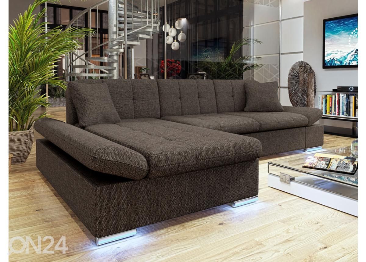 Nurgadiivanvoodi + LED suurendatud
