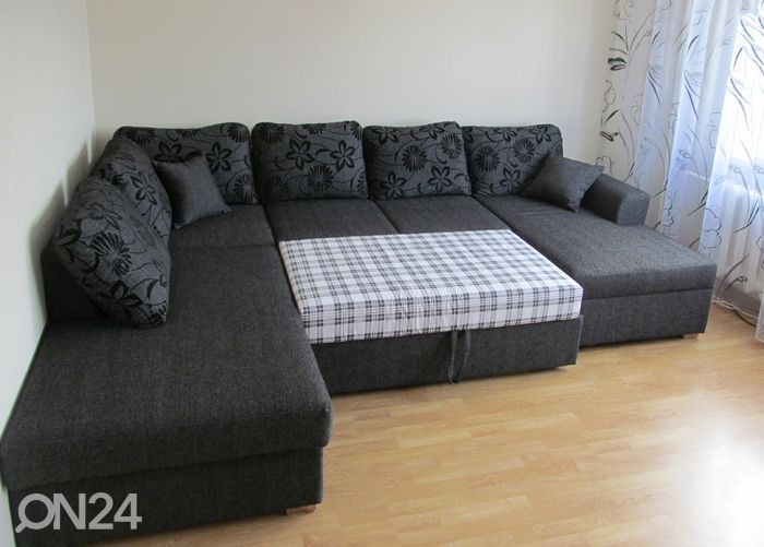 Nurgadiivanvoodi Silver XL Jumbo pesukastiga suurendatud